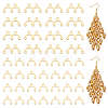 Unicraftale 100Pcs 2 Styles 201 Stainless Steel Rainbow Chandelier Component Links STAS-UN0061-31-1