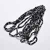 Electroplate Glass Beads Strands EGLA-A002-4mm-H24-2