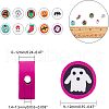 Halloween/Christmas Theme Handmade Polymer Clay Beads CLAY-NB0001-20-6
