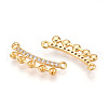 Brass Micro Pave Cubic Zirconia Pendants KK-N261-70G-2