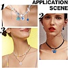 SUNNYCLUE 6Pcs 6 Style Handmade Luminous Lampwork Pendants LAMP-SC0001-19-6