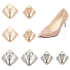 MAYJOYDIY US 8Pcs 4 Styles Iron Toe Cap Covers AJEW-MA0001-02-1