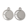Non-Tarnish 304 Stainless Steel Charms STAS-J042-16P-1