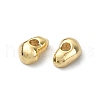 Rack Plating Brass Spacer Beads KK-B072-37G-3