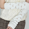 Warm Knitted Acrylic Fiber Heart Half Sleeve Gloves PW-WGC2DC6-03-4
