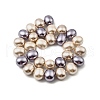 Shell Pearl Beads Strands BSHE-XCP0001-28-2
