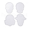 Skull DIY Cup Mat Set Silicone Molds DIY-Z020-04-2