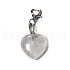 Natural Quartz Crystal Pendant Decorations PALLOY-PH01402-14-1