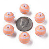 Opaque Striped Acrylic Beads MACR-S373-27B-08-5