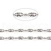 304 Stainless Steel Textured Cable Chains CHS-D005-01P-1