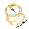 Geometric Stainless Steel Finger Rings MG2573-2-3
