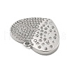 Brass Micro Pave Cubic Zirconia Pendant KK-L228-27P-2
