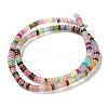 Dyed Natural White Jade & Natural Red Jasper & Synthetic Malachite Beads Strands X-G-B135-C01-01-2