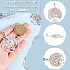 15Pcs Natural Amethys Chip Tree of Life Big Pendants PALLOY-HY00015-5
