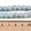 Baking Painted Glass Beads Strands DGLA-N008-8mm-06-5