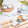 Round Aluminium Tin Cans CON-WH0079-13E-5