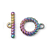 Ion Plating(IP) 304 Stainless Steel Toggle Clasps STAS-D170-03-1