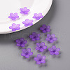 Frosted Acrylic Bead Caps X-MACR-S371-08A-747-6