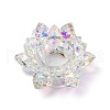Flower Natural Quartz Crystal Candle Holder Molds AJEW-H154-02B-1