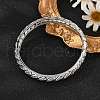Brass Hinged Bangles for Women BJEW-D313-01P-1