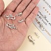 Tibetan Silver Hook and Eye Clasps LF1157Y-5