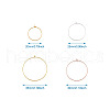 Craftdady Brass Wine Glass Charm Rings KK-CD0001-05-10