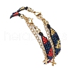 2Pcs Handmade Glass Seed Beaded Bracelets for Women BJEW-MZ00157-5