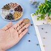   420Pcs 6 Colors Iron Spacer Beads IFIN-PH0002-23-3