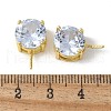 Brass Micro Pave Cubic Zirconia Pendants Bails KK-D324-01G-3