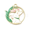 Alloy Enamel Pendants FIND-G090-03B-01-1