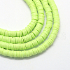 Handmade Polymer Clay Beads X-CLAY-R067-4.0mm-24-1