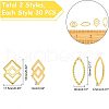 Unicraftale 304 Stainless Steel Links STAS-UN0005-32-3
