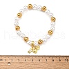 Brass Stretch Bracelets BJEW-C098-06-5