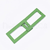 Spray Painted Wood Linking Rings WOOD-T010-15B-2