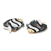 Natural Freshwater Shell & Black Lip Shell & Paua Shell Pendants X-SHEL-F007-14-3