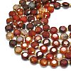 Natural Agate(Dyed & Heated) Beads Strands G-C116-A149-01-3