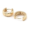 Brass Thick Hoop Earrings EJEW-I289-50B-KCG-2