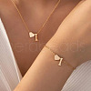 Heart Brass Pendant Necklaces & Charm Bracelets Sets FS-WGFCFF7-24-1