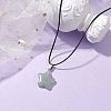 Natural Green Aventurine  Pendant Necklaces NJEW-JN04931-2