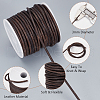 20M Round Cowhide Leather Cord WL-WH0015-01C-03-4