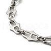 304 Stainless Steel Link Chains Bracelets for Men & Women BJEW-D042-12P-2