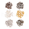 120Pcs 6 Colors Brass Clip-on Earring Findings KK-CJ0001-60-2