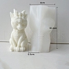 3D Egyptian Cat DIY Silicone Candle Molds PW-WG79989-01-1