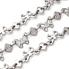 304 Stainless Steel Butterfly Link Chains CHS-S012-10P-1