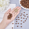 CHGCRAFT 180g Natural Wenge Wood Beads WOOD-CA0001-26B-3