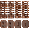 CRASPIRE 1 Set PP Plastic Letter A~Z & Number & Sign Cookie Impress Embosser Cutter AJEW-CP0007-35-1
