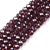 Electroplate Glass Beads Strands EGLA-A044-T3mm-A13-1