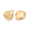 304 Stainless Steel Pendants STAS-N109-148G-08-2