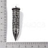 Openable 316 Surgical Stainless Steel Urn Ashes Big Pendants STAS-E212-27AS-4