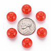 Transparent Crackle Acrylic Beads MACR-S373-66A-N08-4
